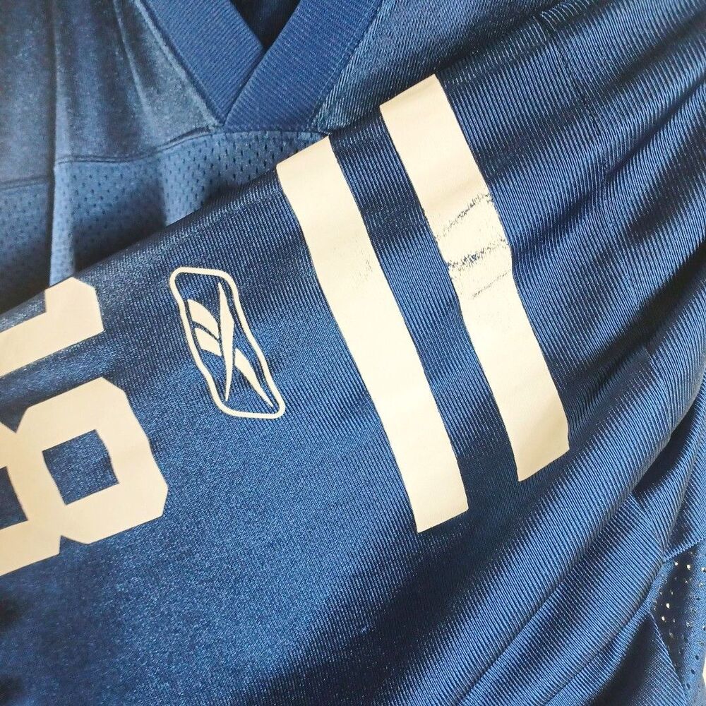 Indianapolis Colts Reebok NFL Players Equipment Game Jersey Mens XL Manning 18 - Picture 5 of 11